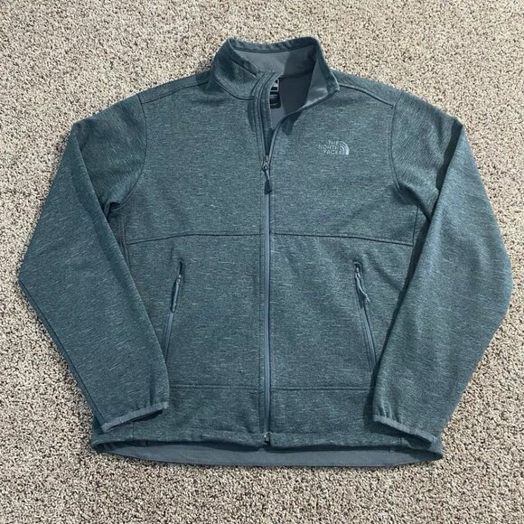 The North Face Softshell Jacket Men’s Size M Medium Canyonlands Full Zip Gray - Picture 1 of 8